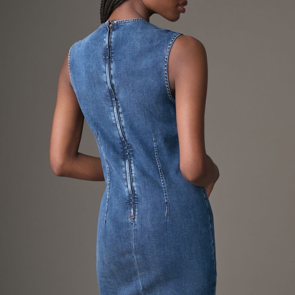 Reformation Kendi Mini Denim Dress - Picture 2 of 7